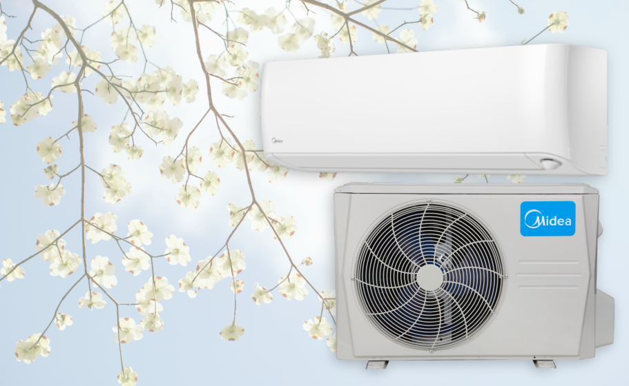 Midea Oasis+ keeps you cool in summer and reliably warm in winter!