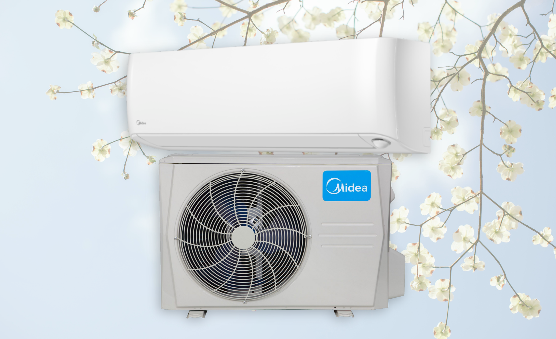 Midea Oasis+ - keeps you cool in summer and reliably warm in winter!