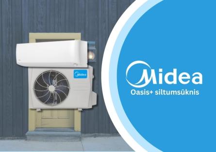 Midea Oasis+ siltumsūknis - Premium kvalitāte par budžeta cenu