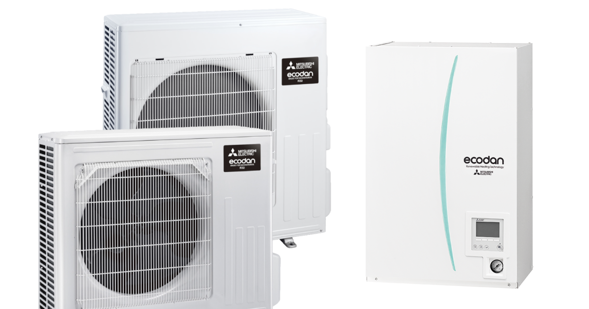 High Temperature Ecodan Co2 Mitsubishi Ecodan ASHP Outdoor Unit