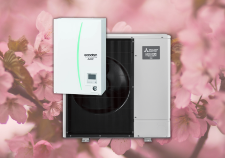 Mitsubishi Zubadan soojust pumbad jaoks rohkem tõhus soojust ja kuum vett ettevalmistus