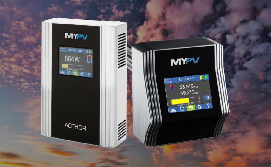 Karstā ūdens sildīšana ar My-PV PV2Heat sildelementiem!