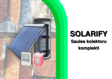 Solarify komplekti - gatavs risinājums saules kolektoru sistēmai!