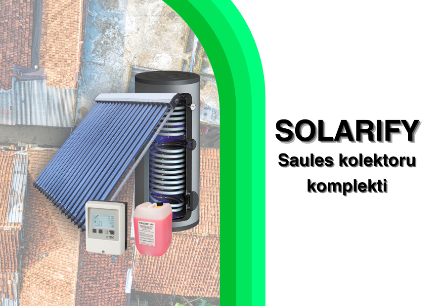 Solarify komplekti - gatavs risinājums saules kolektoru sistēmai!