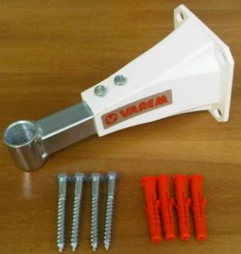 Teleskopisks stiprinājums izplešanās traukam