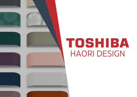 Design your own heat pump with TOSHIBA HAORI Design!