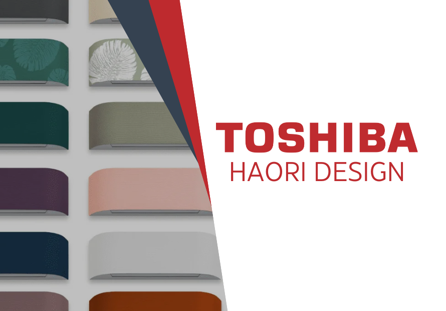 Design your own heat pump with TOSHIBA HAORI Design!