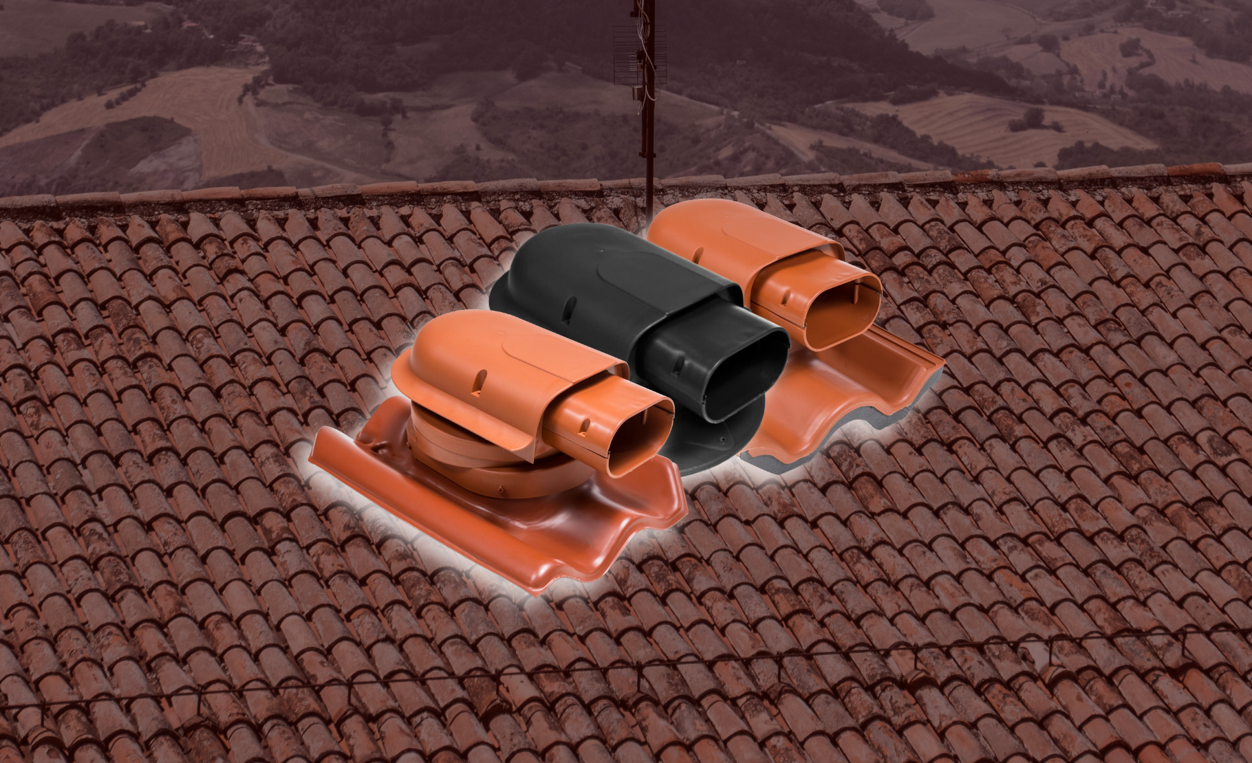 Vilpe Solar Roof Connectors - an elegant solution for solar collector pipe entry!