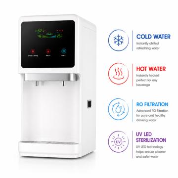 Dzeramā ūdens sagatavošanas un lietošanas iekārta model: PEARL 75 UV-LED (HOT-COLD-RO)
