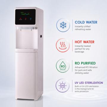 Dzeramā ūdens sagatavošanas un lietošanas iekārta model: DIAMOND 75 UV-LED (HOT-COLD-RO)