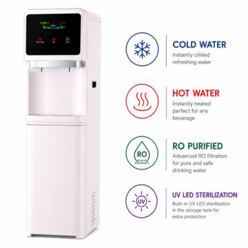 Dzeramā ūdens sagatavošanas un lietošanas iekārta model: DIAMOND 75 UV-LED (HOT-COLD-RO)
