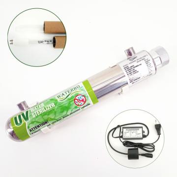 UV sterilizātors WATERRO UV12W=12W*1, Max flow 0.23t/h, 1/4''