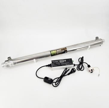 UV sterilizātors WATERRO UV55W=55W*1 - TIMER-FLOW, Max flow 2.7t/h, 3/4'' (flow switch optional)
