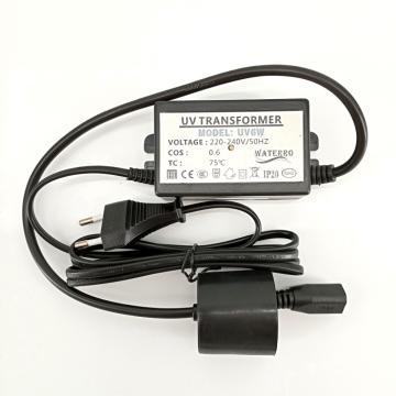 UV sterilizātors WATERRO UV6W=6W*1, Max flow 0.11t/h, 1/4''