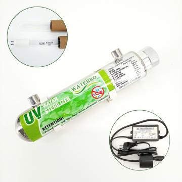 UV sterilizātors WATERRO UV6W=6W*1, Max flow 0.11t/h, 1/4''