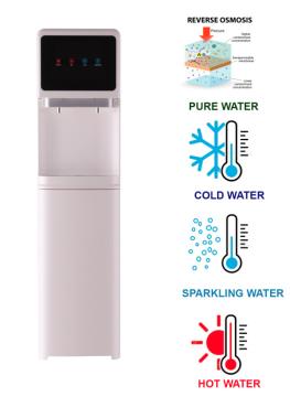 Dzeramā ūdens sagatavošanas un lietošanas iekārta model: SODA DIAMOND 400 (HOT-COLD-RO-SODA)