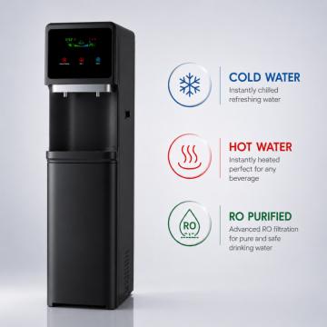 Dzeramā ūdens sagatavošanas un lietošanas iekārta model: BLACK DIAMOND 75 (HOT-COLD-RO)
