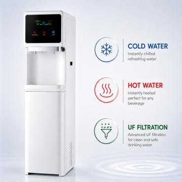 Dzeramā ūdens sagatavošanas un lietošanas iekārta model: DIAMOND UF UV LED (HOT-COLD-UF)