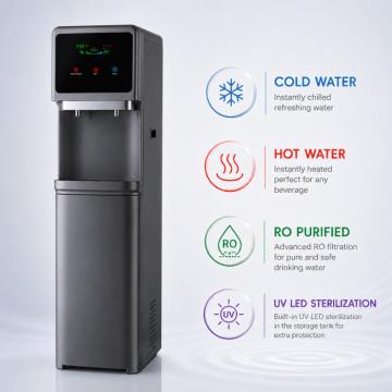 Dzeramā ūdens sagatavošanas un lietošanas iekārta model: GRAPHITE DIAMOND 75 UV-LED (HOT-COLD-RO)