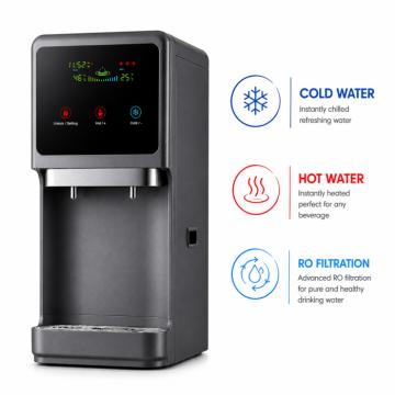 Dzeramā ūdens sagatavošanas un lietošanas iekārta model: GRAPHITE PEARL 75 (HOT-COLD-RO)